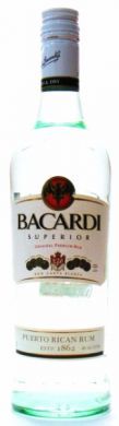 Bacardi Superior Original Premium Rum - 750 ml (40% alc by vol)