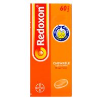 Bayer Redoxon Chewable Orange Flavour Double Action Vitamin C + Zinc - 60 Tablets