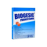 Biogesic Paracetamol 500mg - 20 Tablets