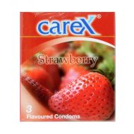 Carex Strawberry - 3 Flavoured Condoms