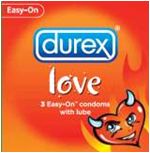 Durex Love Condom - 3 Easy-On Condoms With Lube