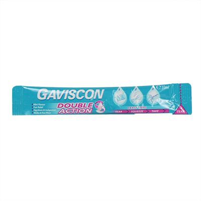 Gaviscon Double Action Mint Liquid Sachet - Single Sachet