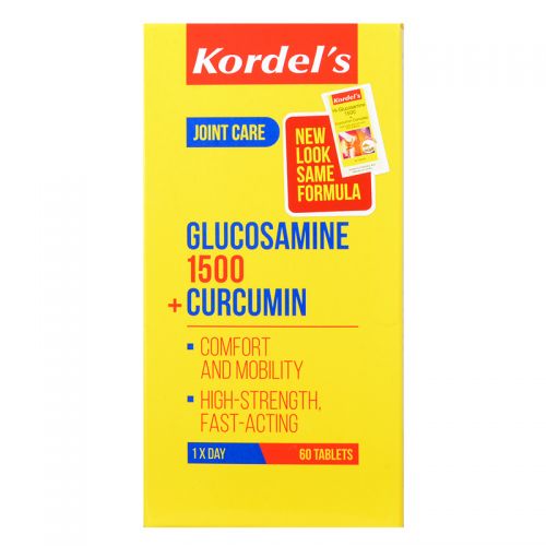 Kordel's Glucosamine 1500 + Curcumin - 60 Tablets