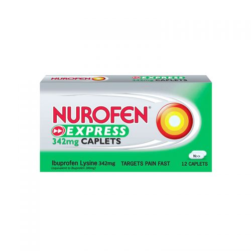 Nurofen Express 342mg Caplets - 12 Caplets