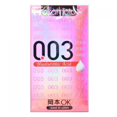Okamoto 0.03 Hyaluronic Acid Condom - 10 Pieces