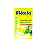 Ricola Fresh Pearls Lemon Mint Swiss Herbal Mint - 25gm
