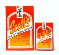 Scotts Pure Cod Liver Oil Capsules - 500 Capsules