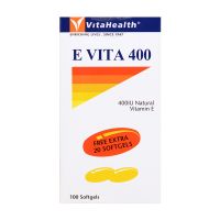 VitaHealth E Vita 400 (400 iu Natural Vitamin E) - 100 Softgels