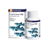VitaHealth Pure Cod Liver Oil with Vitamin A & D - 100 Softgels