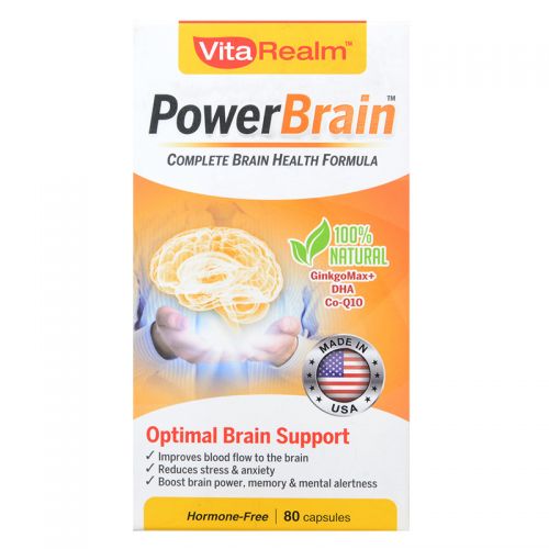 VitaRealm  PowerBrain - 80 Capsules